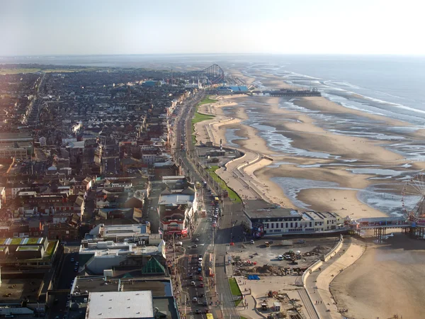 Blackpool promenáda — Stock fotografie