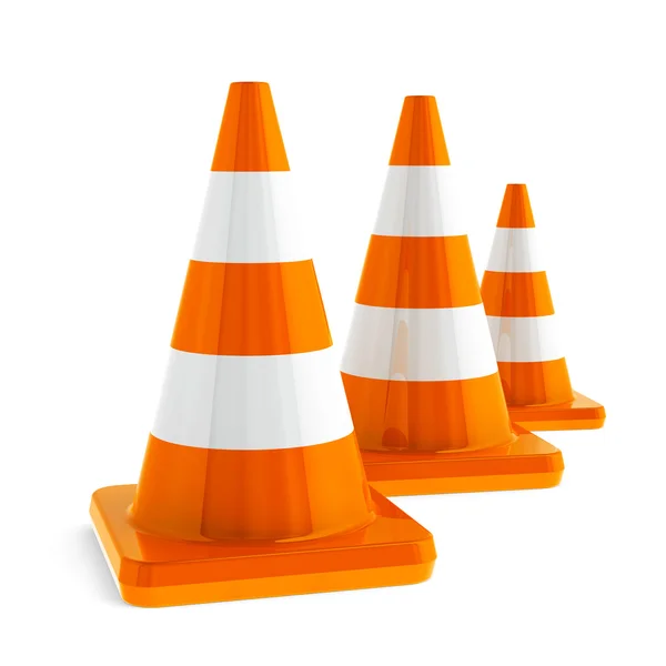 Cones de tráfego # 4 — Fotografia de Stock