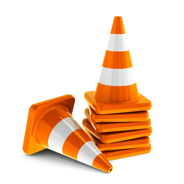 Traffic cones #1 — Stock Photo, Image