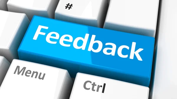 Computer toetsenbord feedback — Stockfoto