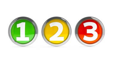 Simgeler numaraları 1 2 3 #2