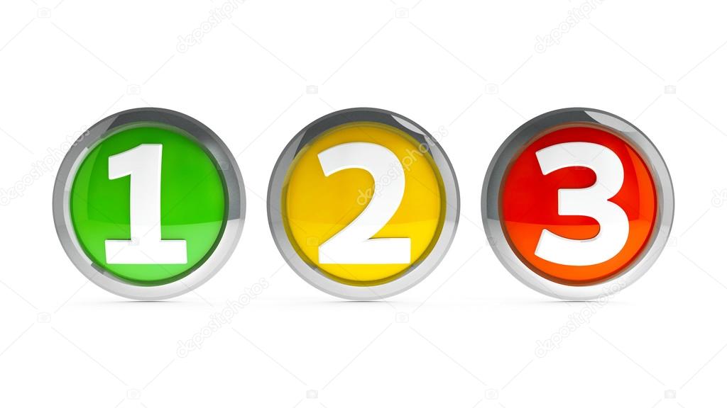 Iconos números 1 2 3 # 2: fotografía de stock © Oakozhan #101110304
