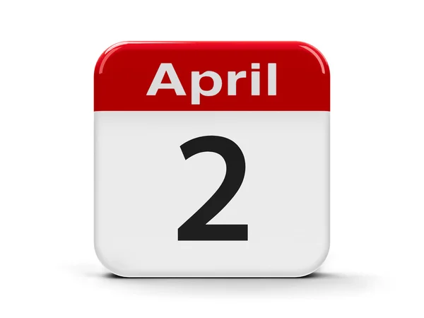 2. April-Kalender — Stockfoto