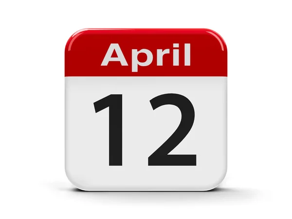 12 aprile Calendario — Foto Stock