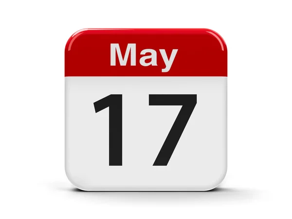 17th May Calendar — Stock Photo, Image