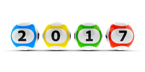 Lottery balls 2017 #2 — Stock Photo, Image