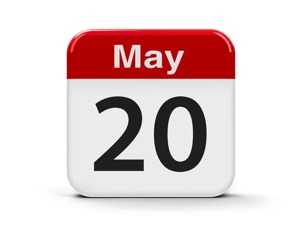 20. Mai-Kalender — Stockfoto