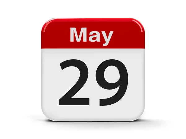 Kalender vom 29. Mai — Stockfoto