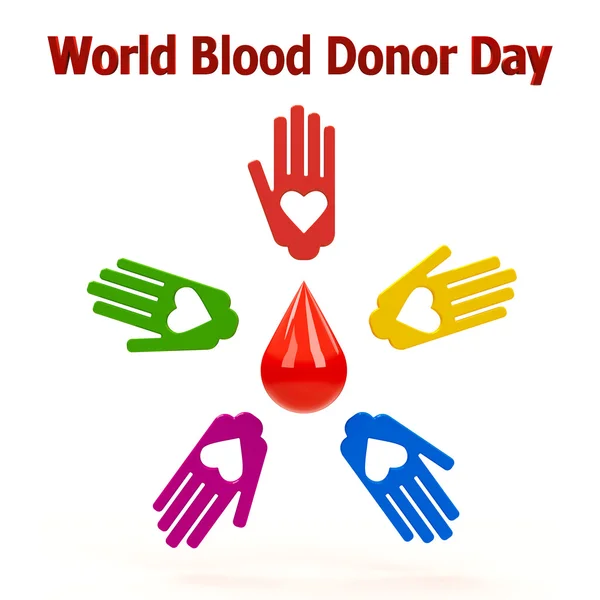 World Blood Donor Day — Stock Photo, Image