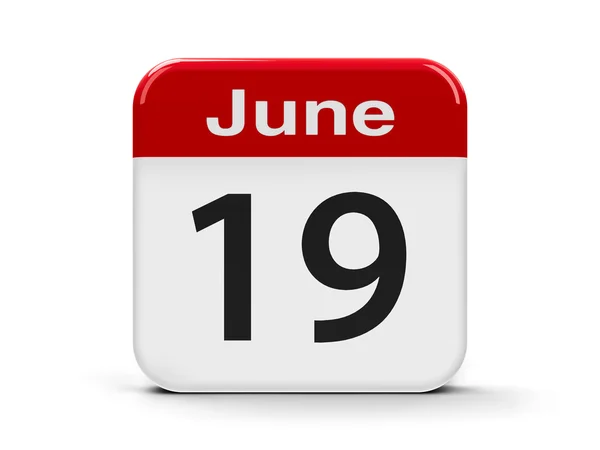 Calendario 24 de junio — Foto de Stock