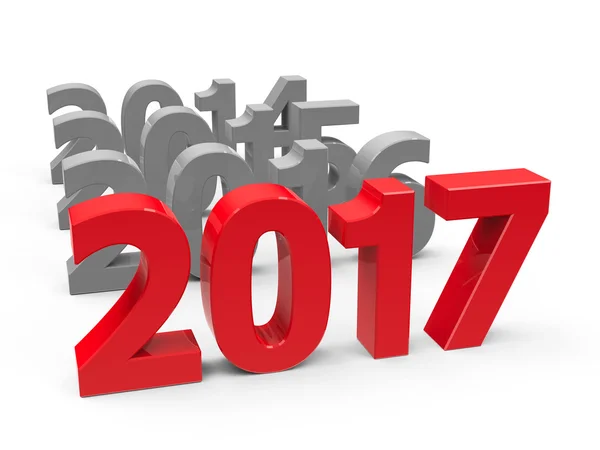 Yeni yıl 2017 gel — Stok fotoğraf