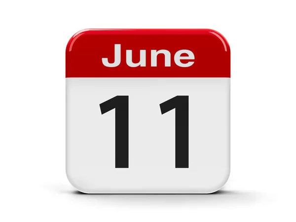24 червня календар — стокове фото