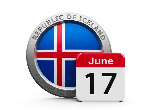 Proclamation of the Republic Iceland — Stock Photo, Image