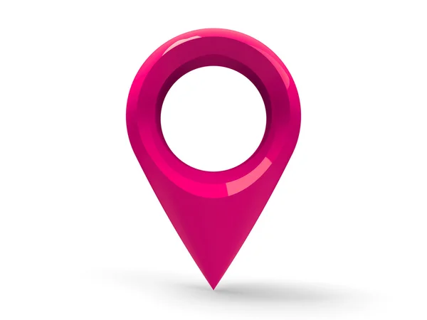 Puntatore mappa Magenta — Foto Stock