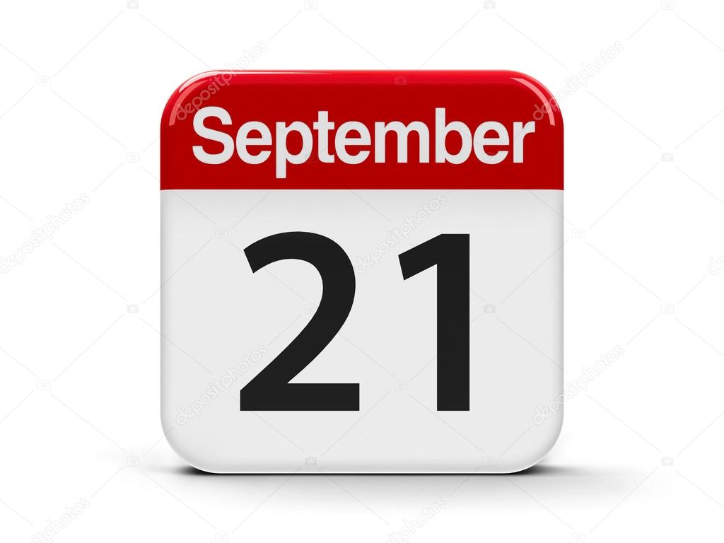 21st September Calendar — Stock Photo © Oakozhan 123216138