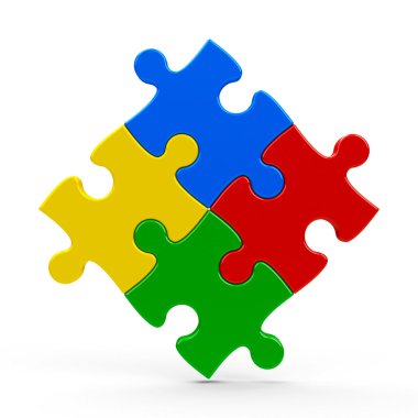 soyut puzzle arka plan