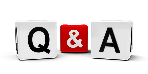 Questions and answers — Stock Photo, Image