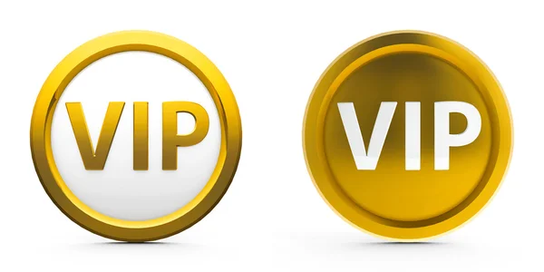 Iconos vip oro — Foto de Stock