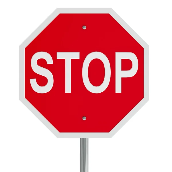 Stoppschild — Stockfoto