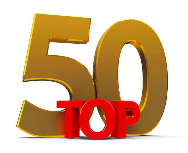 Top 50 — Zdjęcie stockowe