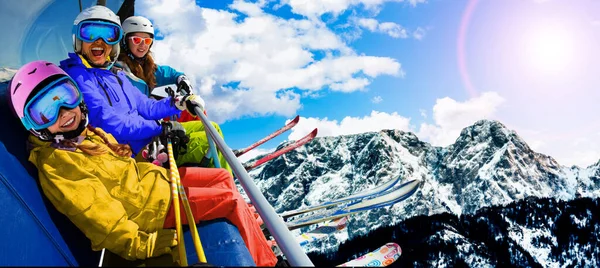 Ski Zakopane Präparierte Loipe Unter Giewont Tatry Polen Stockbild