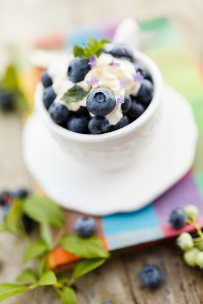 Blueberries - summer delights — Stock Photo, Image