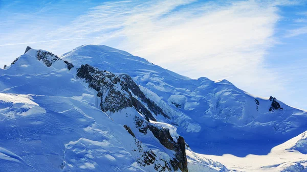 Mont Blanc, franska Alperna — Stockfoto