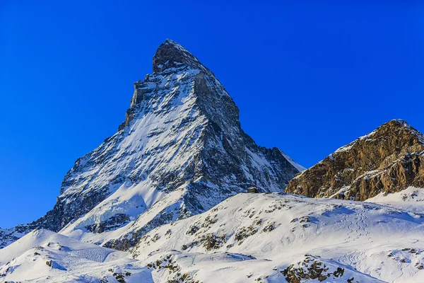 采尔马特，马特宏峰，瑞士的阿尔卑斯山 — 图库照片