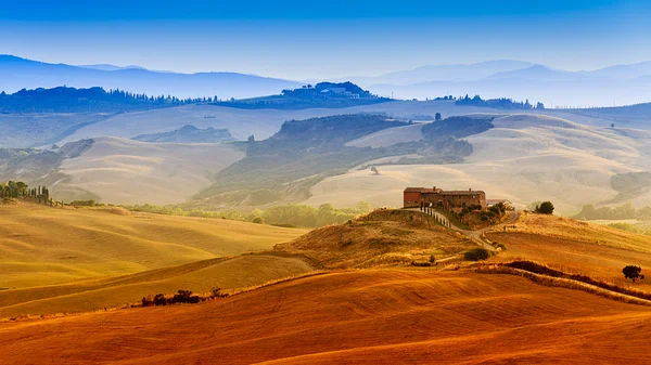 Toskania, Włochy - San Quirico d'Orcia — Zdjęcie stockowe