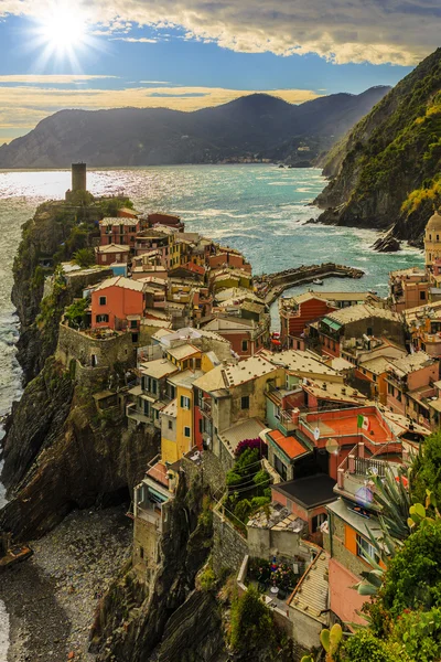 Cinque Terre, Vernazza - อิตาลี — ภาพถ่ายสต็อก