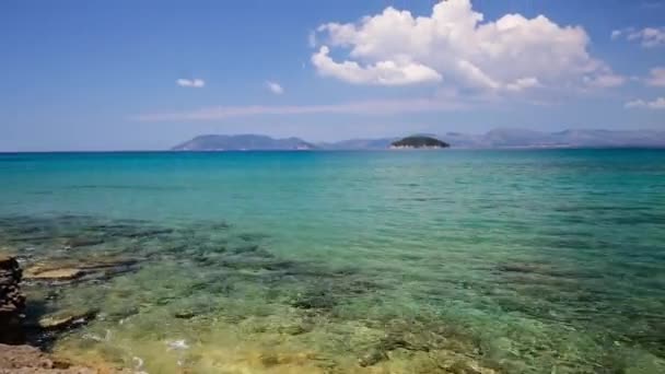 Vasilikos, Gerakas Beach - Zakynthos, Grekland — Stockvideo