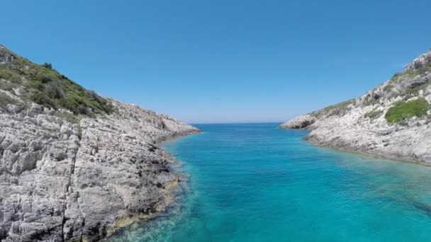 Zakynthos, Yunanistan - inanılmaz bay — Stok video