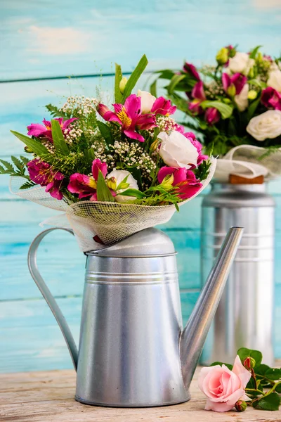 Bouquets de flores coloridas — Fotografia de Stock