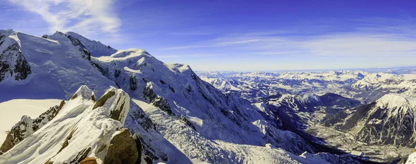 Mont Blanc and Chamonix — Stock Photo, Image