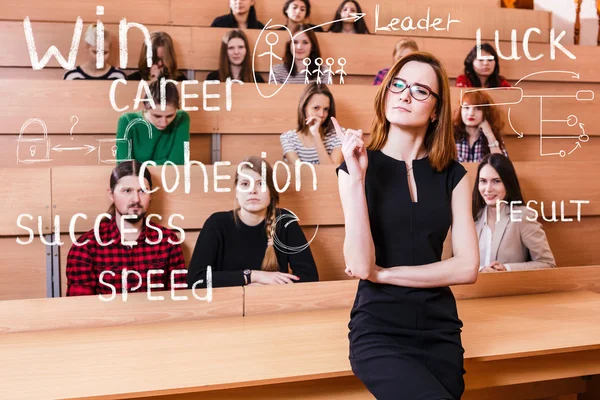 Teacher with crossed hands — Stock Photo, Image