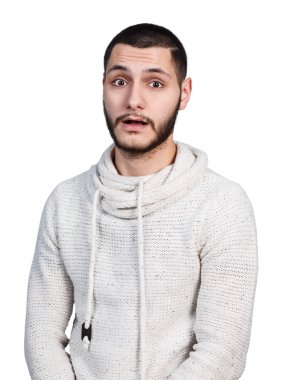 Genç yakışıklı adam şaşırttı