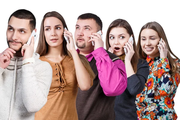 Group of thoughtful people — Stock Photo, Image