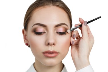 Uygulama göz farı makyaj sanatçısı