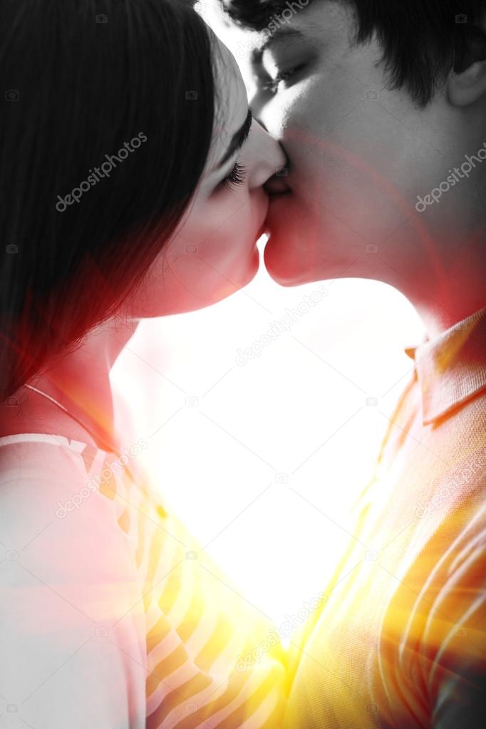 Young Couple Hugging And Kissing Picture And HD Photos | Free Download On  Lovepik