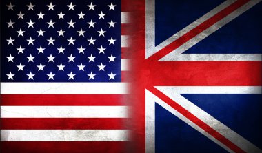 Amerika ve İngiltere bayrağı