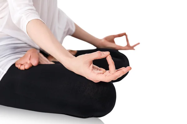 Kadının elleri meditasyon — Stok fotoğraf