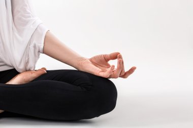 Kadının elleri meditasyon