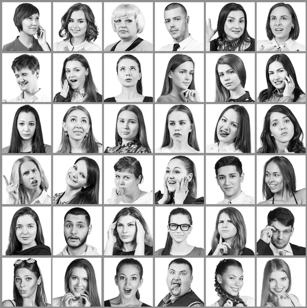 Oamenii care exprimă emoții diferite — Fotografie, imagine de stoc