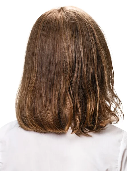 Retrato comparativo de cabello dañado — Foto de Stock