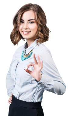 güzel kadın gösteren ok işareti