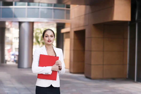 Joven empresaria — Foto de Stock