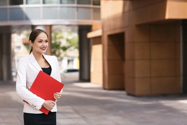 Joven empresaria — Foto de Stock