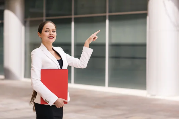 Mulher de negócios bonita — Fotografia de Stock