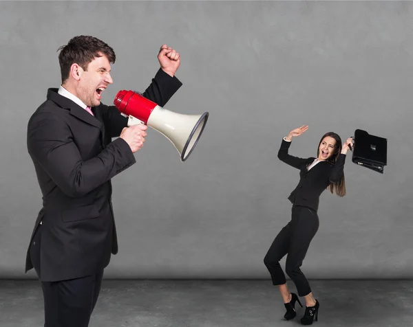 Angry boss — Stock Photo, Image