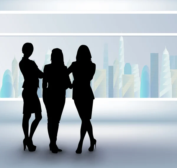 Drei Geschäftsfrauen — Stockfoto
